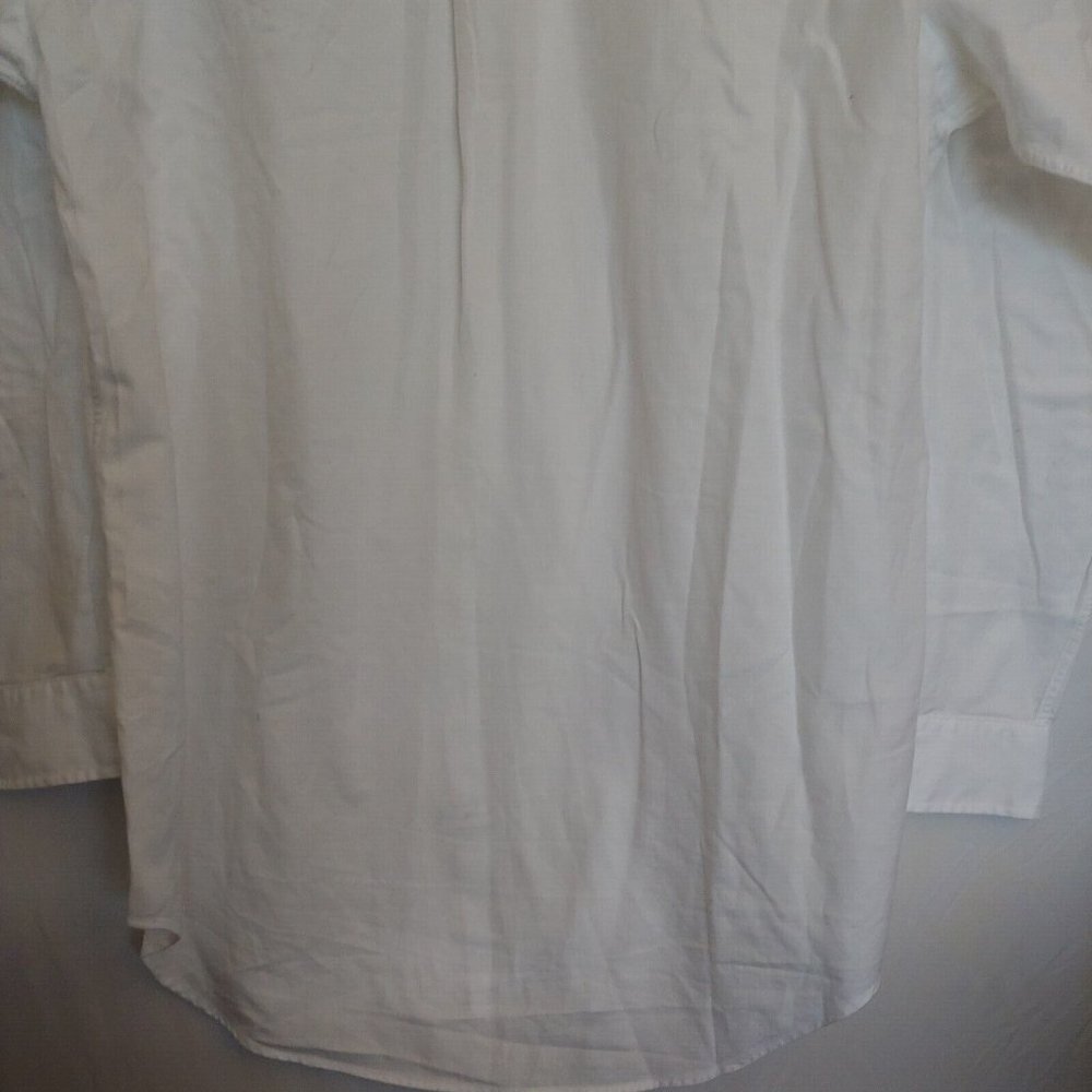 Lauren Ralph Lauren blue label white Yardmouth button shirt size 151/2 32/33 - Picture 11 of 12